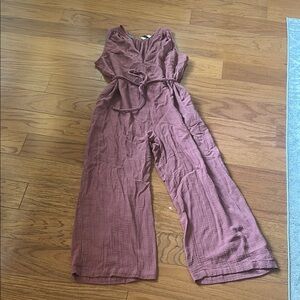 Women's Sleeveless Jumpsuit in Mauve